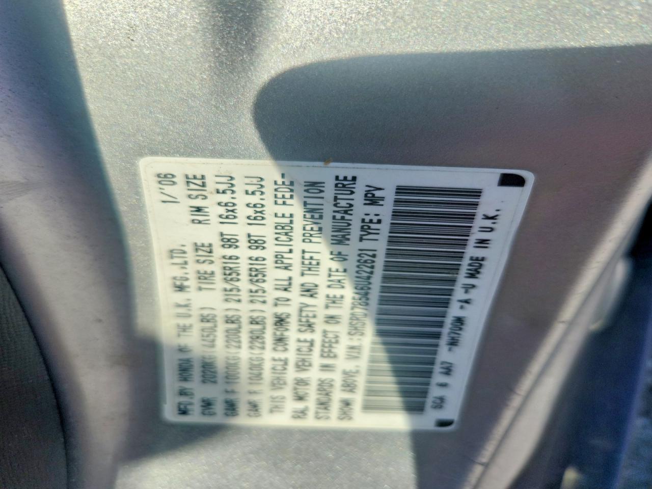 Honda Crv Lx