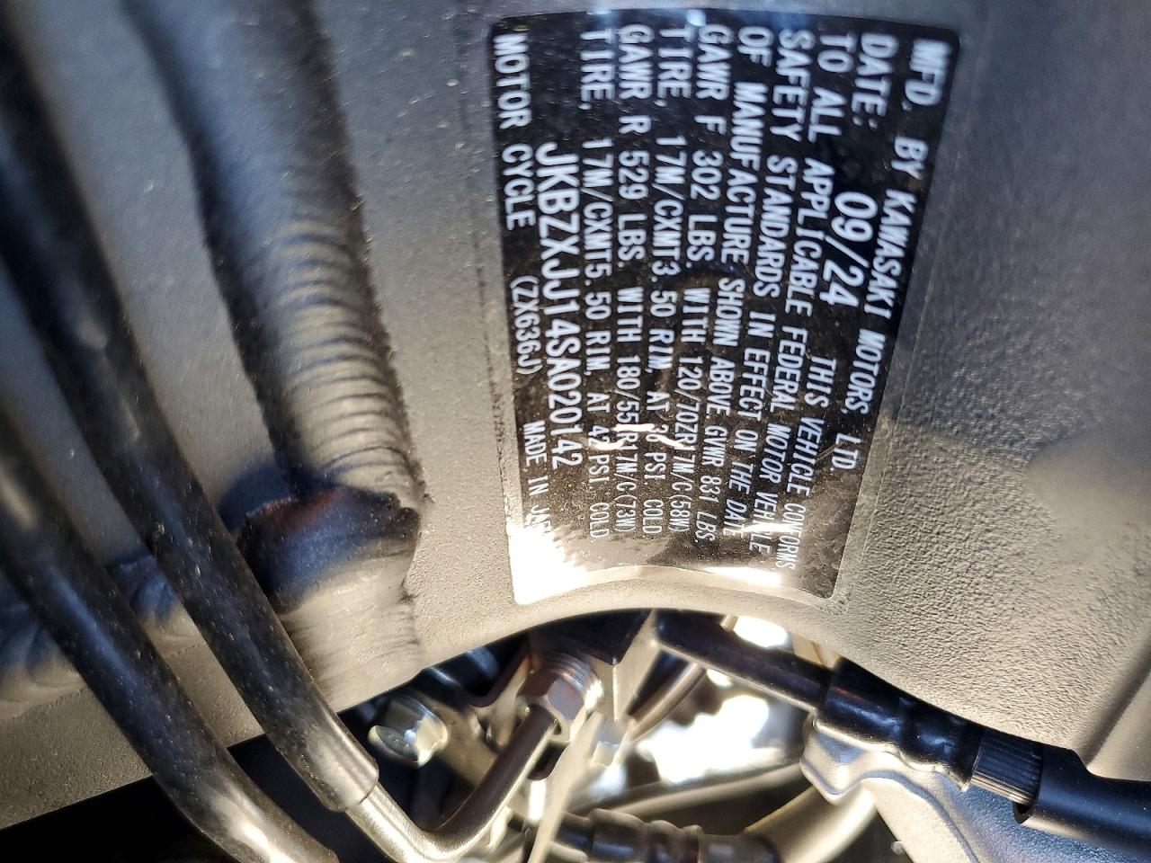 Kawasaki Ninja 636 K