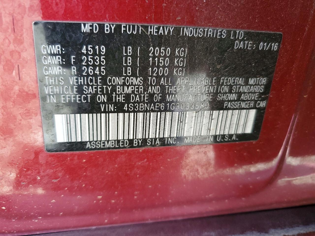 Subaru Legacy 2.5i Premium