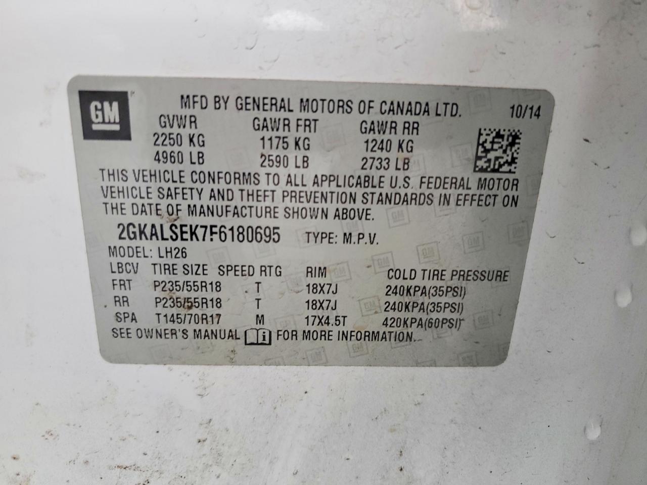 GMC Terrain Slt