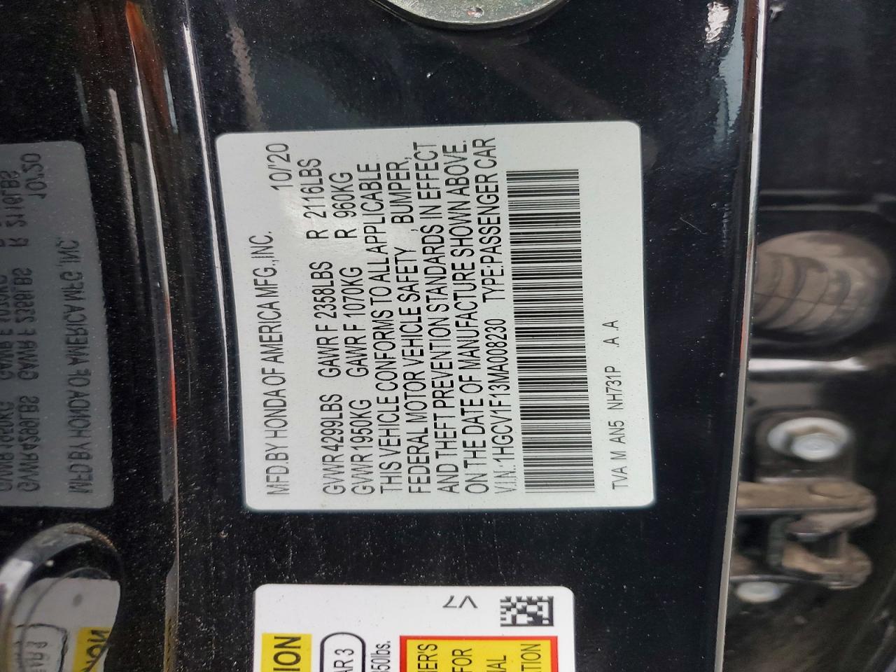 Honda Accord Lx