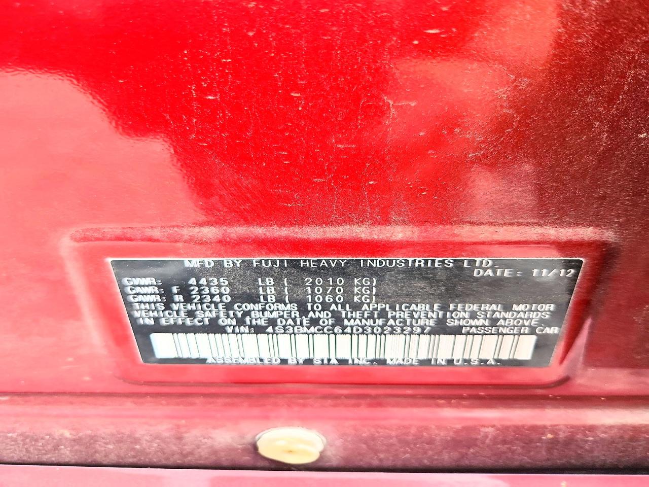Subaru Legacy 2.5i Premium