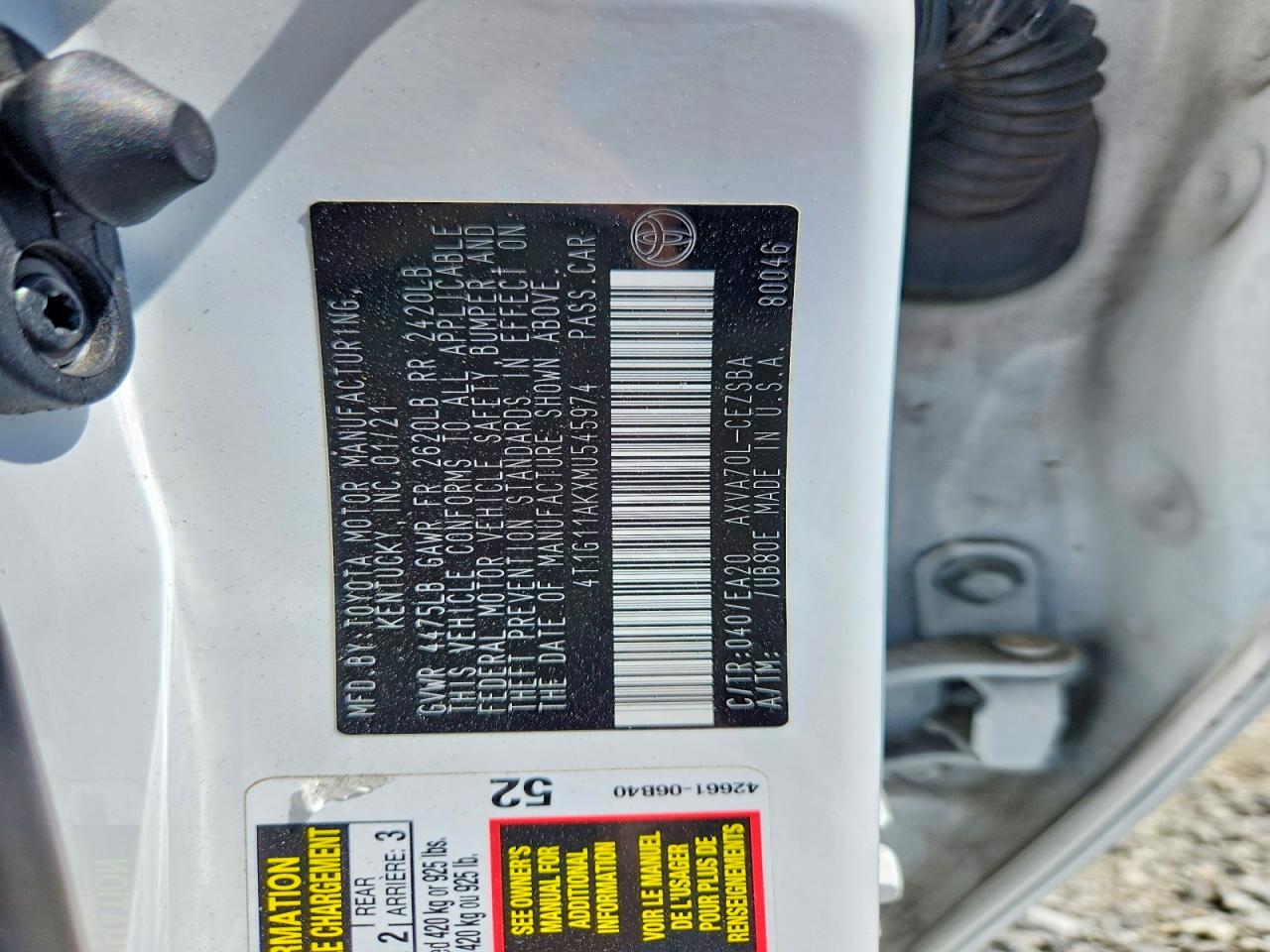 Toyota Camry Se