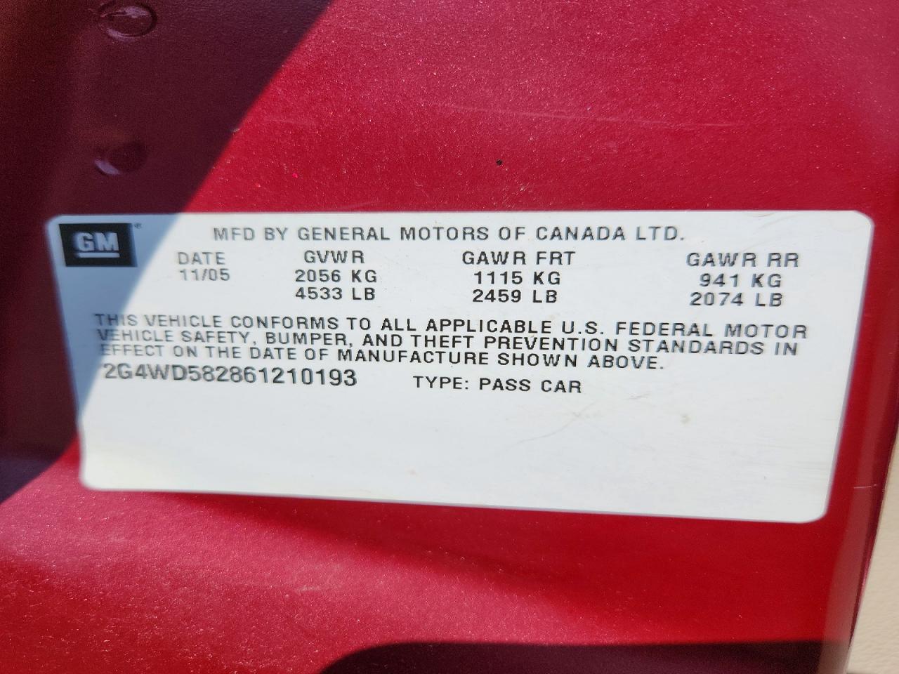 Buick LaCrosse Cxl