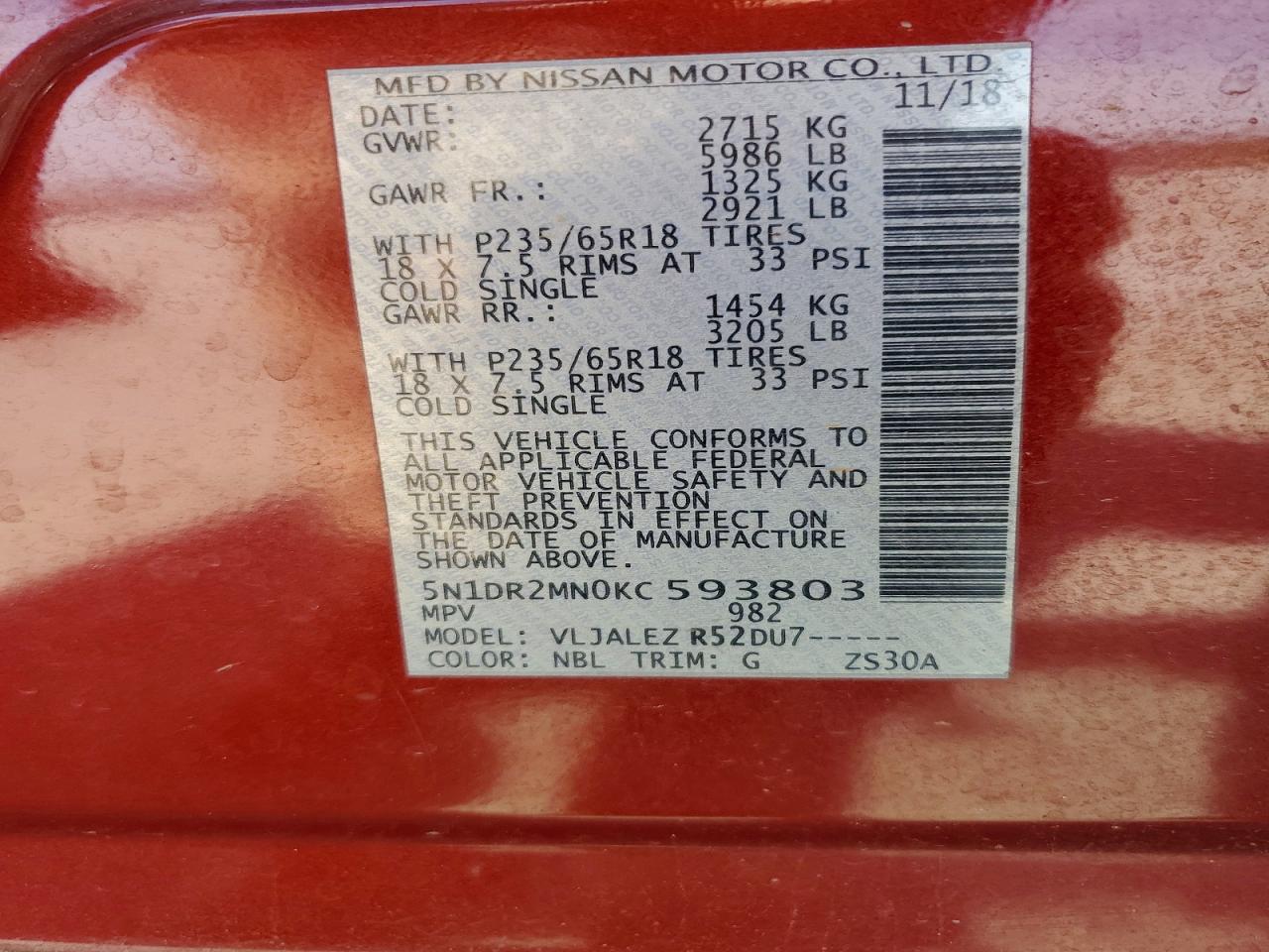 Nissan Pathfinder Sv