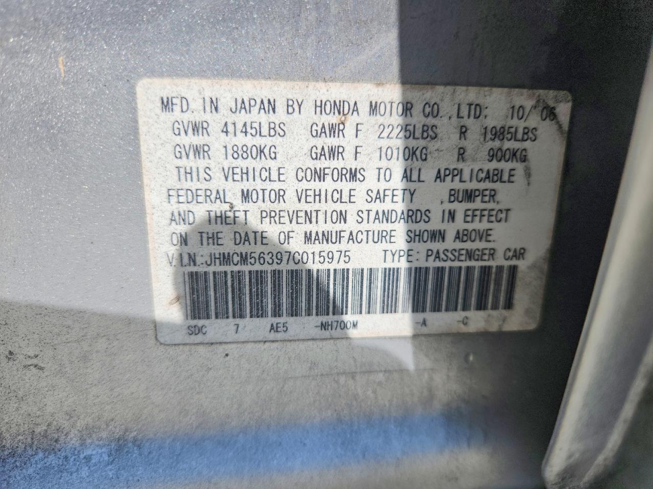 Honda Accord Se