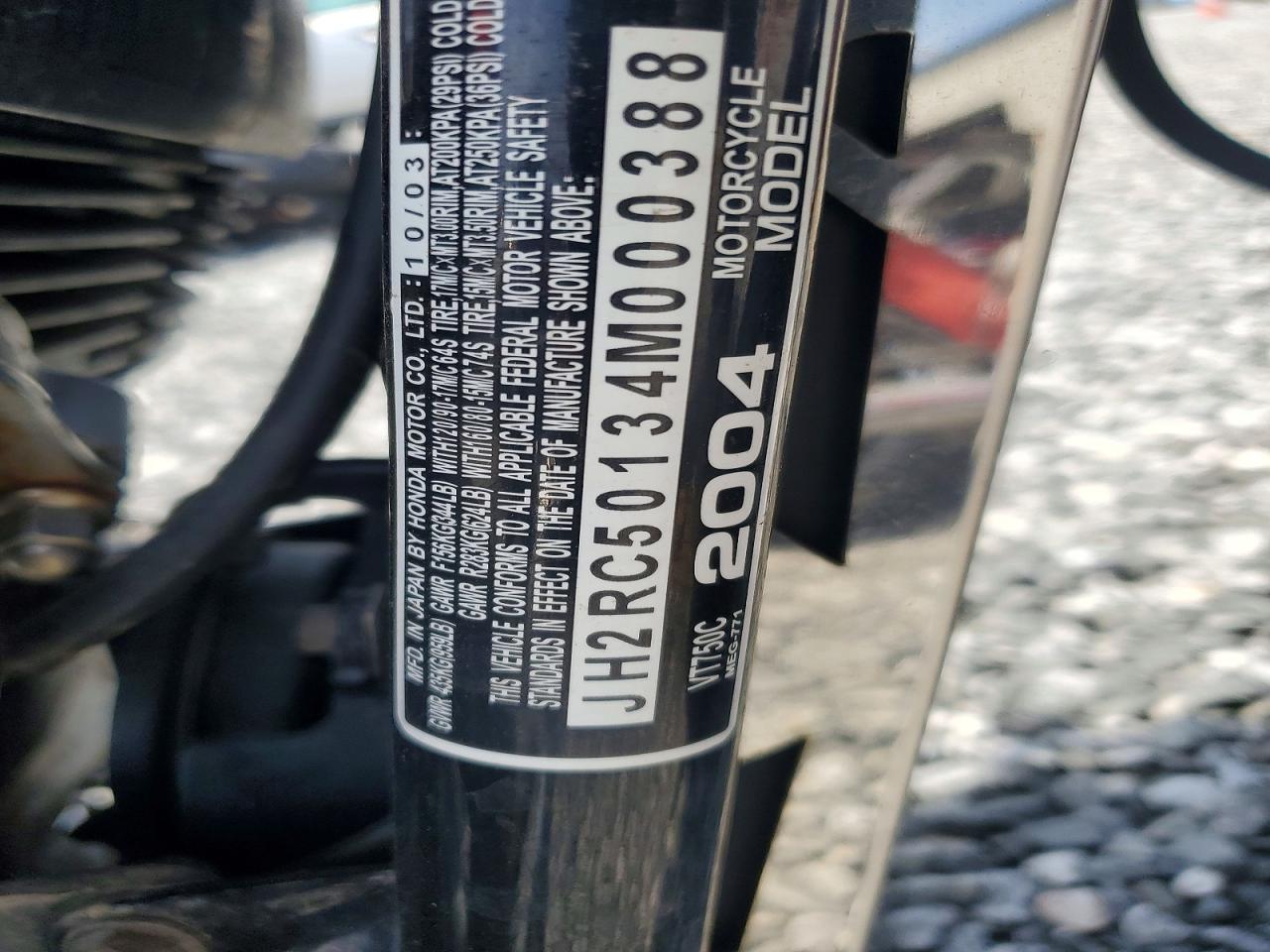 Honda Vt Cycle C