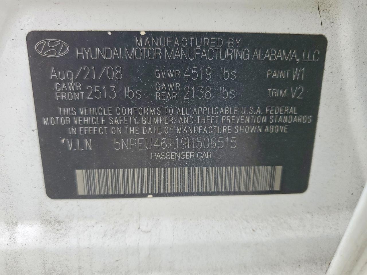 Hyundai SONATA V6