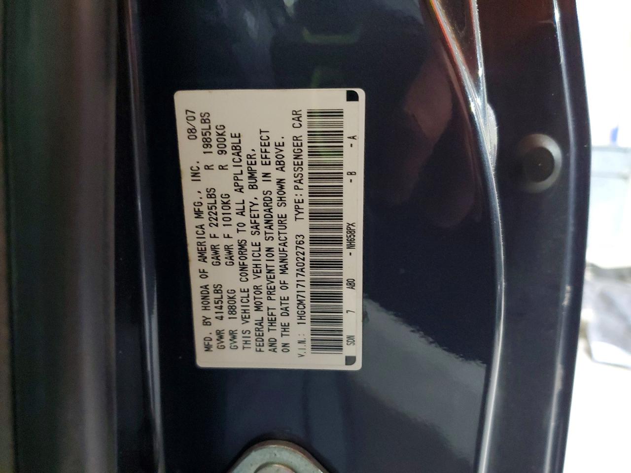 Honda Accord Ex