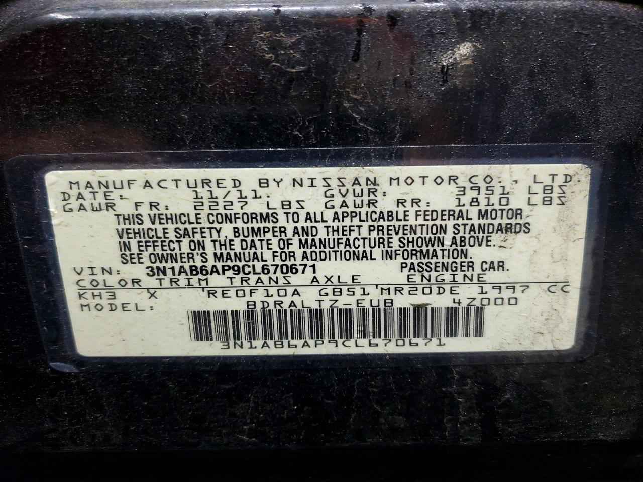 Nissan Sentra 2.0