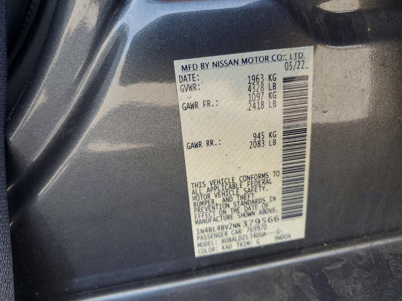 Nissan Altima 2.5 S