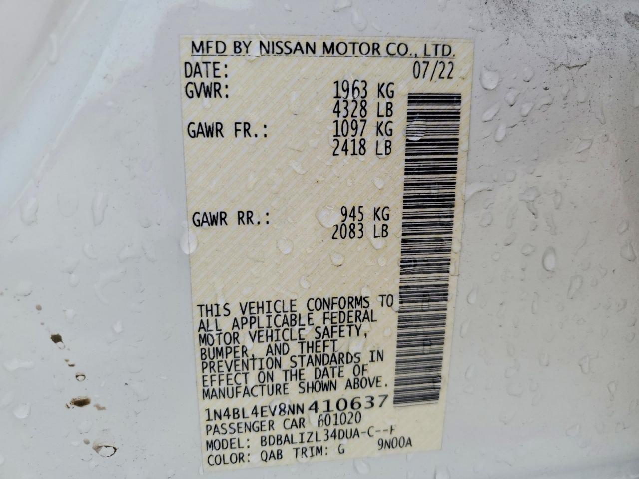 Nissan Altima Sl