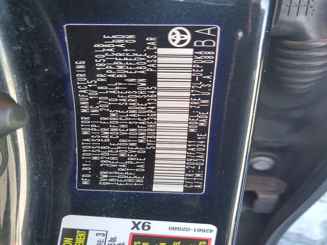 Toyota Corolla L