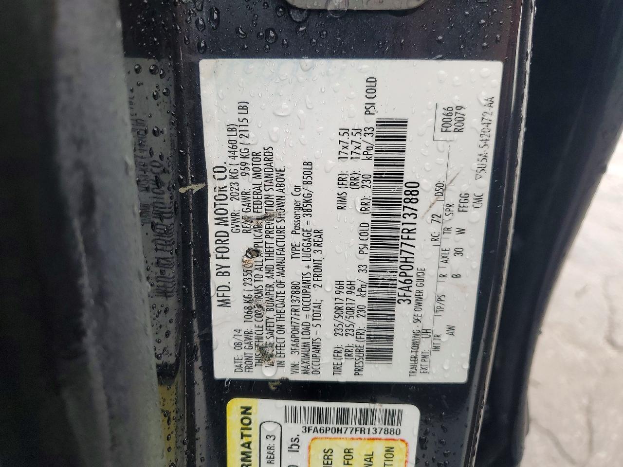 Ford Fusion Se