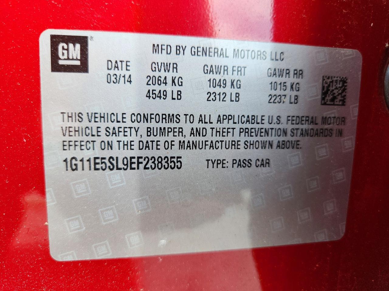 Chevrolet Malibu 2lt
