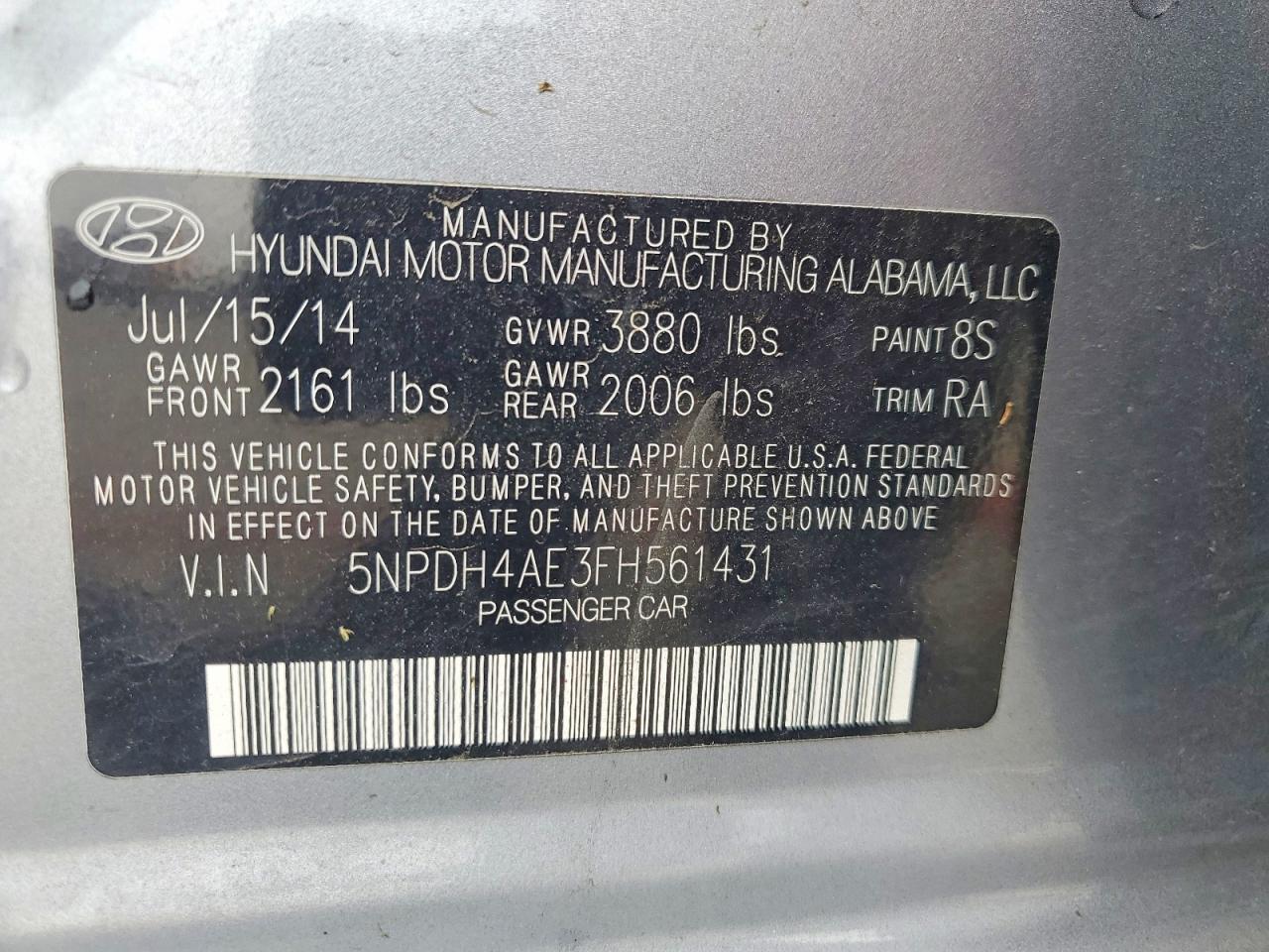 Hyundai ELANTRA Se