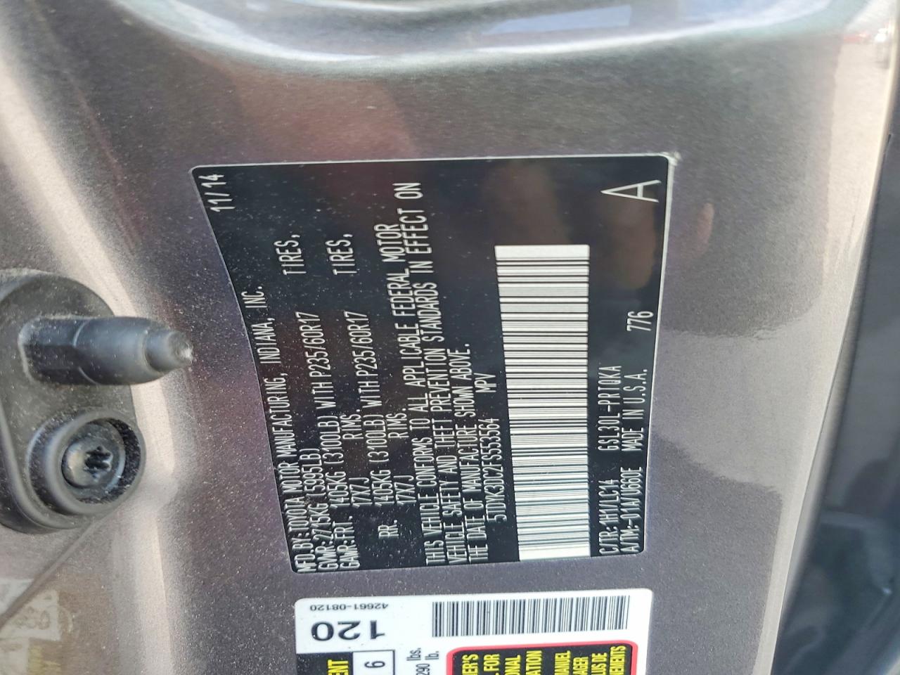 Toyota Sienna Xle Premium 8-passenger