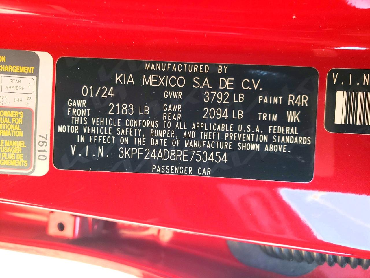 Kia Forte Lxs