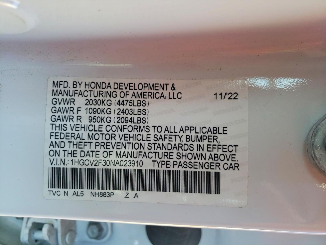 Honda Accord Sport