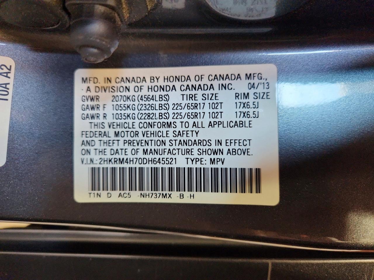 Honda Crv Exl