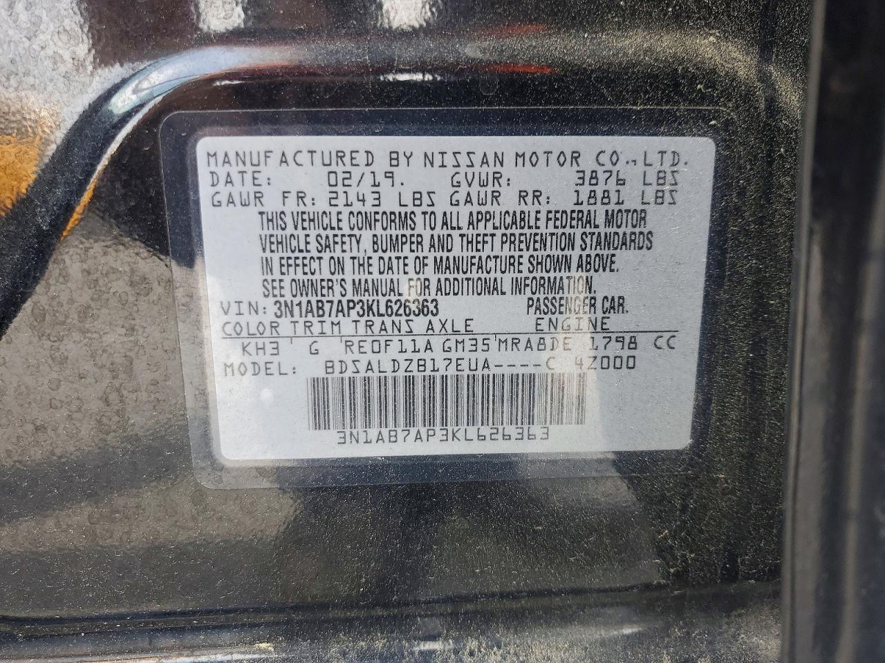 Nissan Sentra Sv