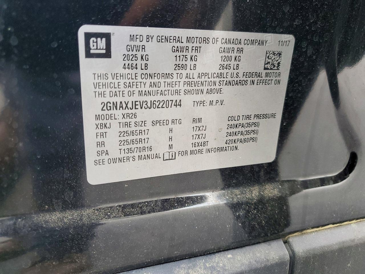 Chevrolet Equinox Lt
