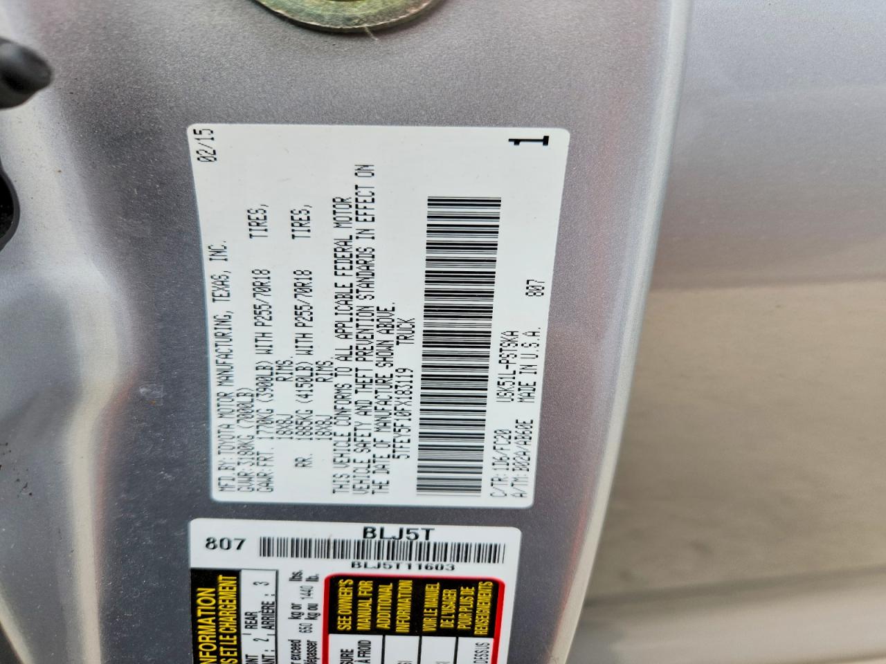 Toyota Tundra Crewmax Sr5