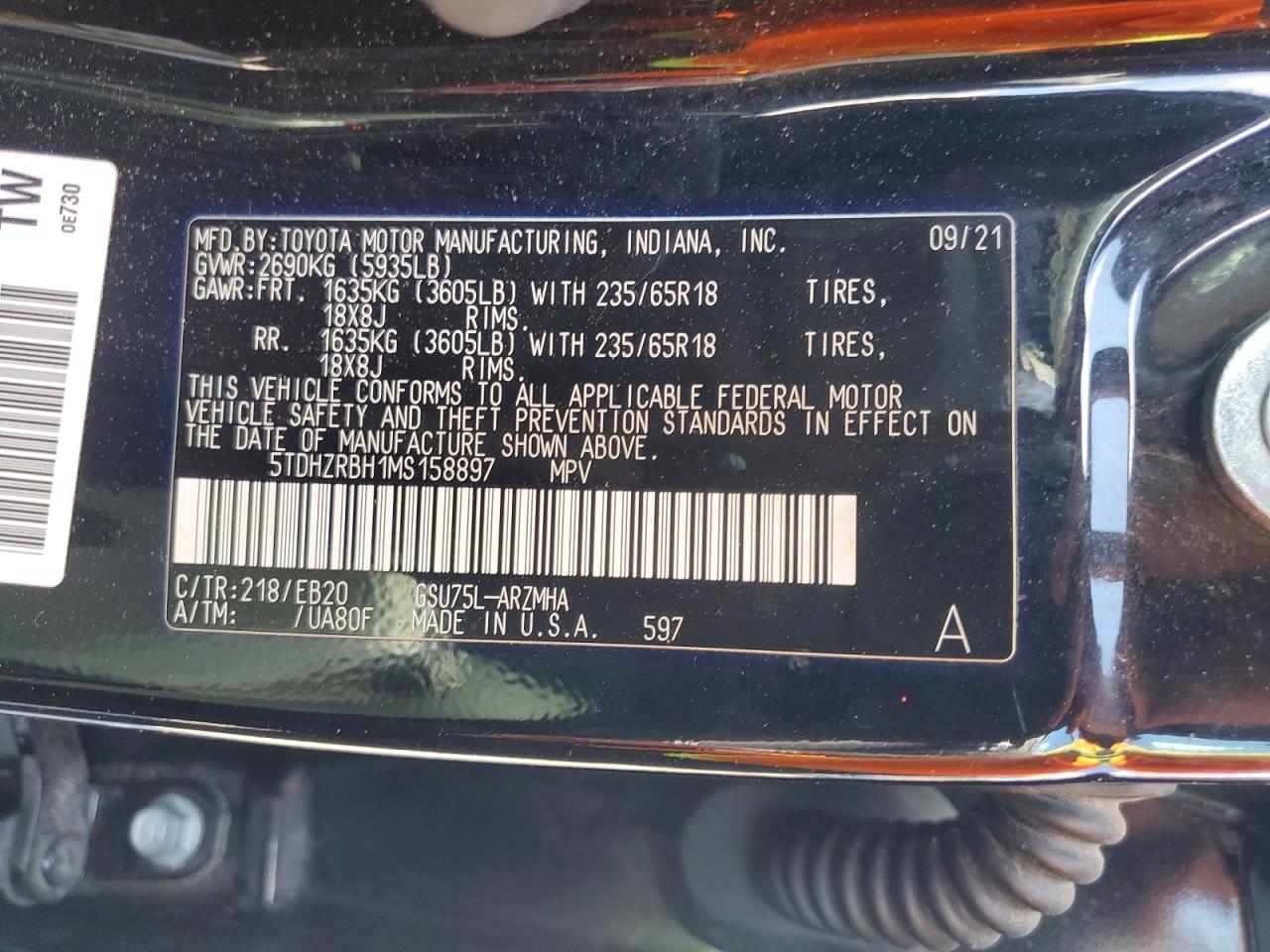 Toyota Highlander Xle