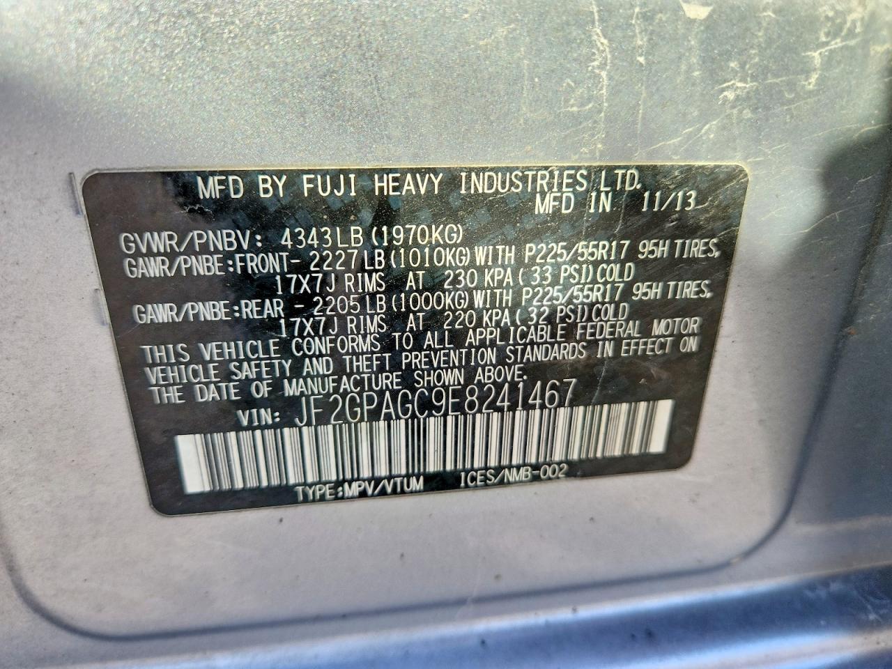 Subaru Xv 2.0 Limited