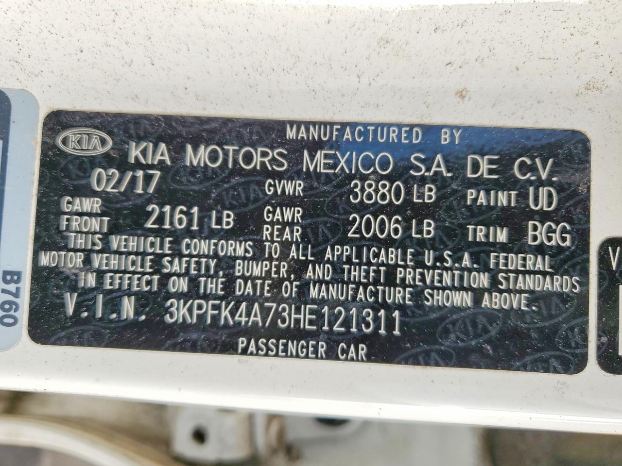 Kia Forte Lx