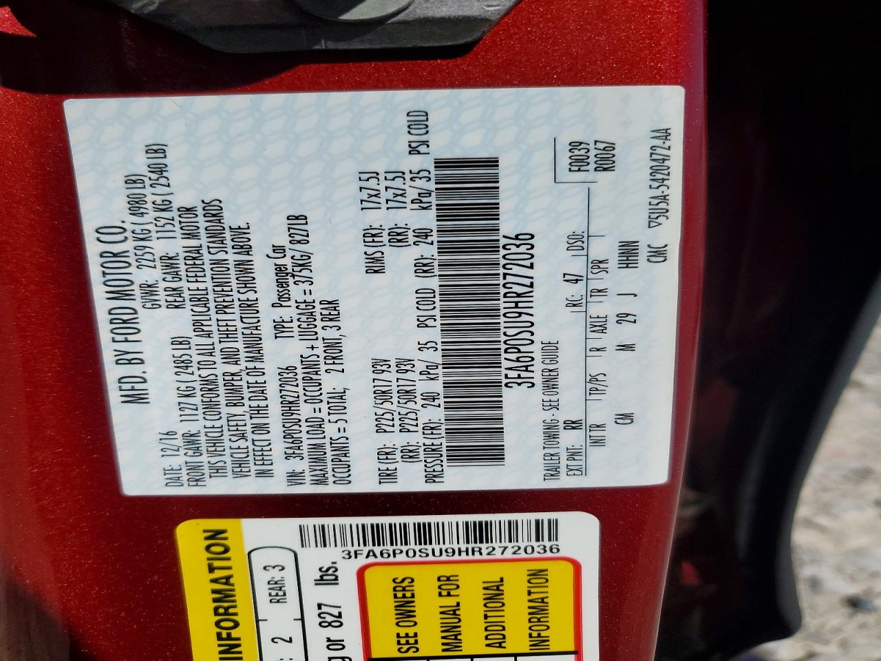 Ford Fusion Titanium Phev