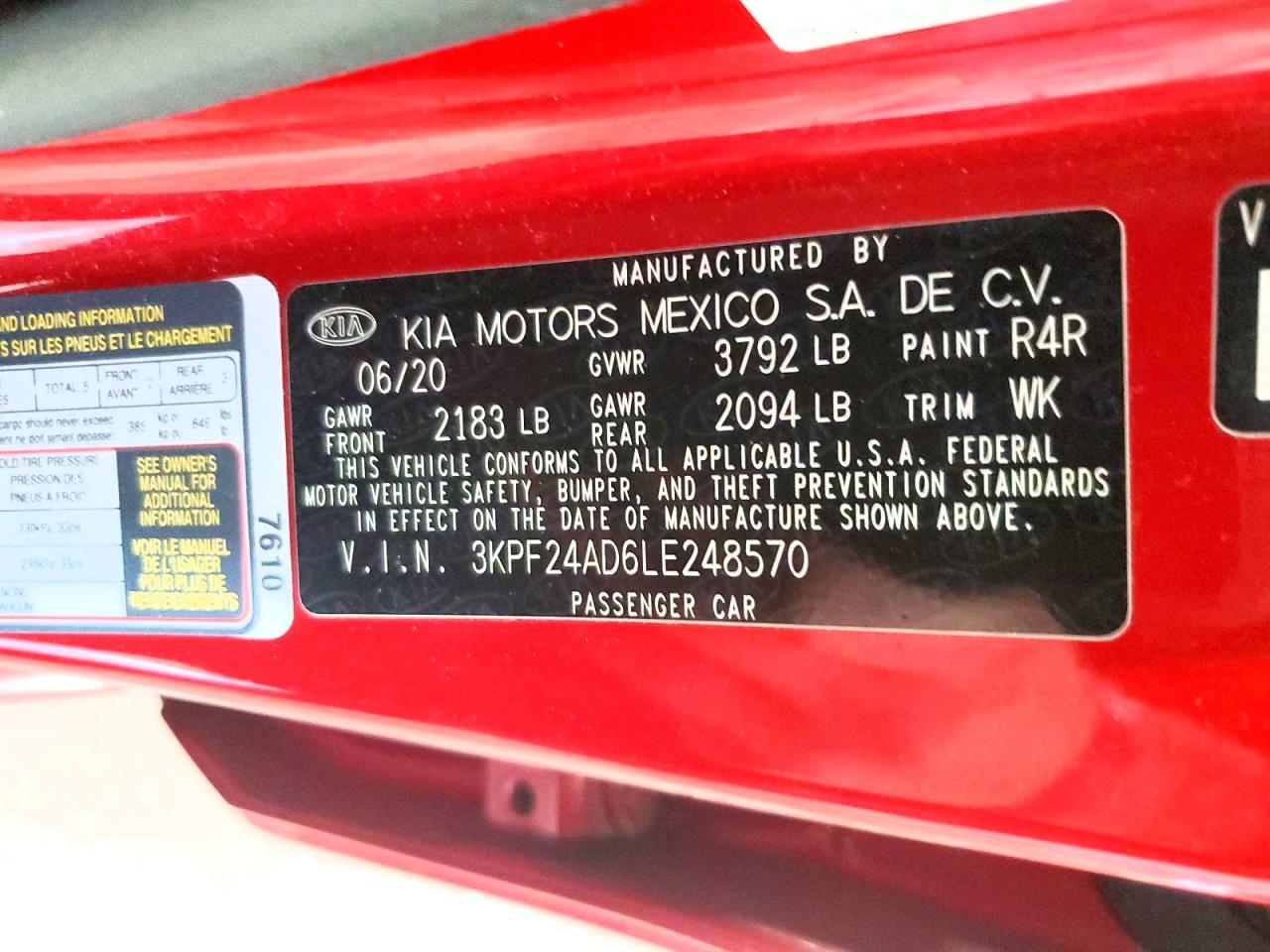 Kia Forte Lxs