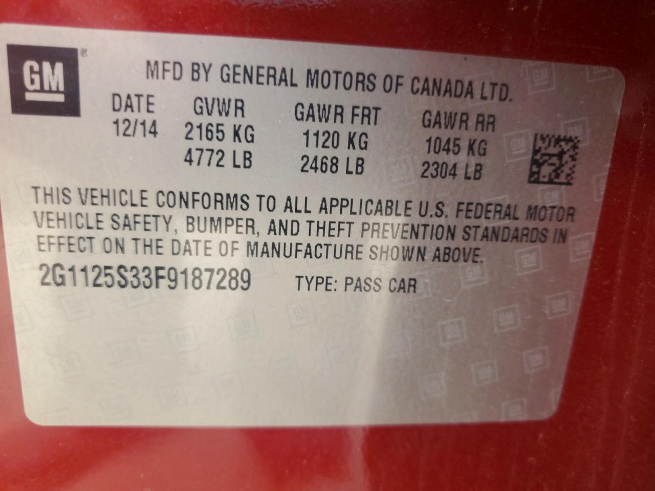 Chevrolet Impala Lt