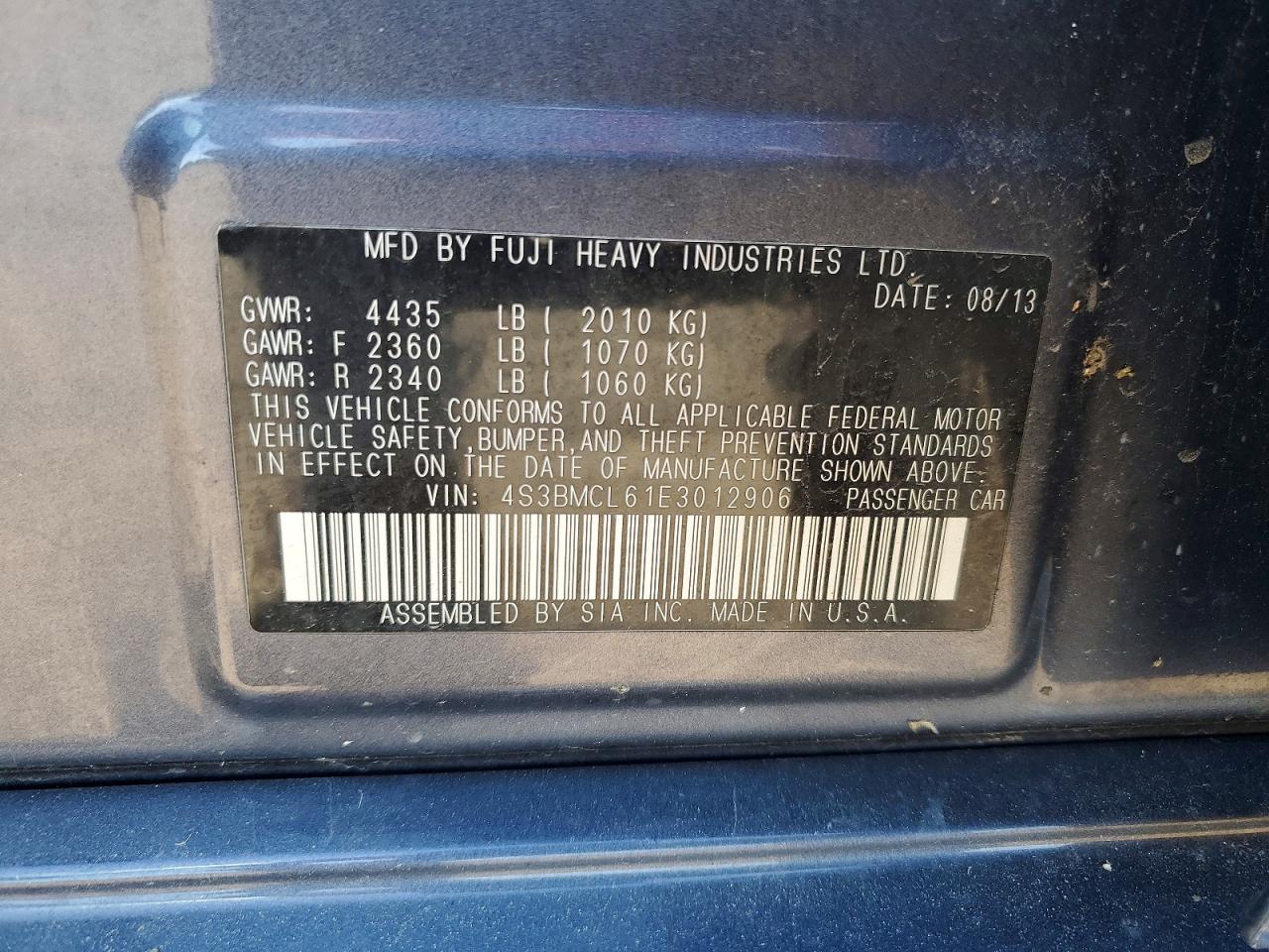 Subaru Legacy 2.5i Limited