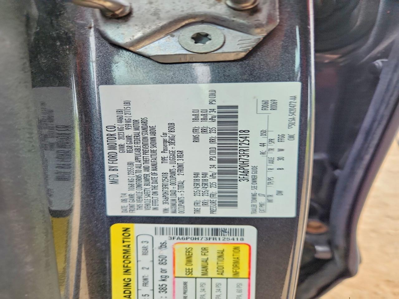 Ford Fusion Se