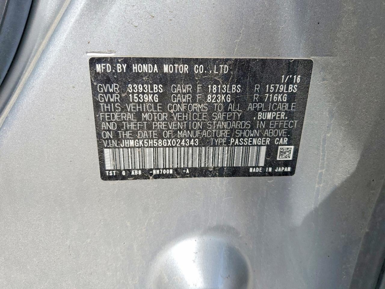 Honda Fit Lx