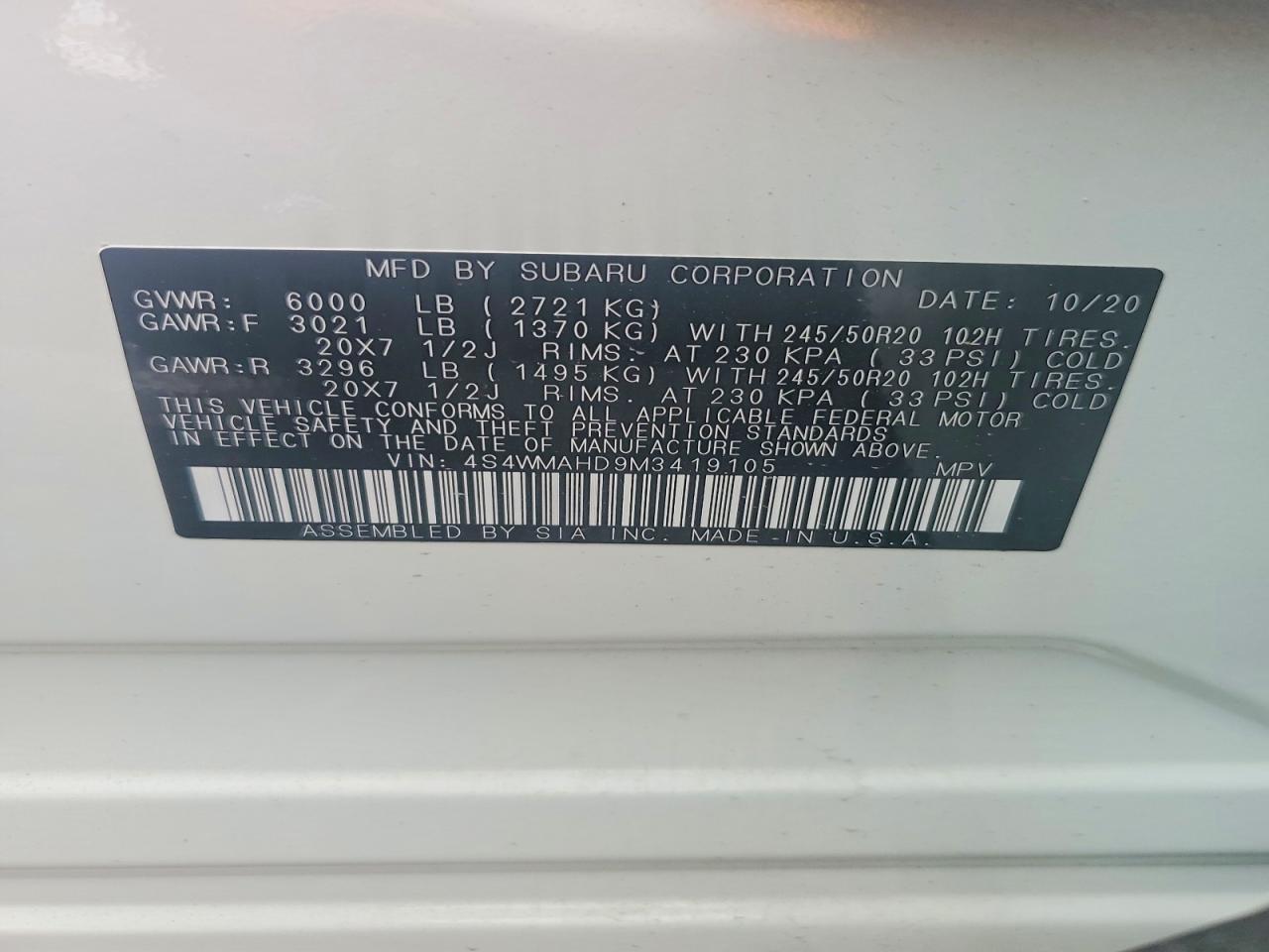Subaru Ascent Premium