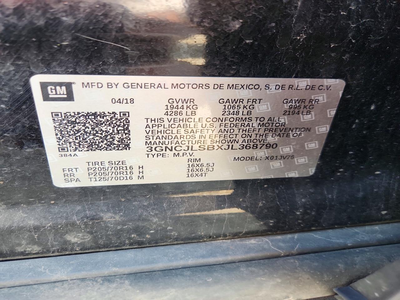 Chevrolet Trax 1lt