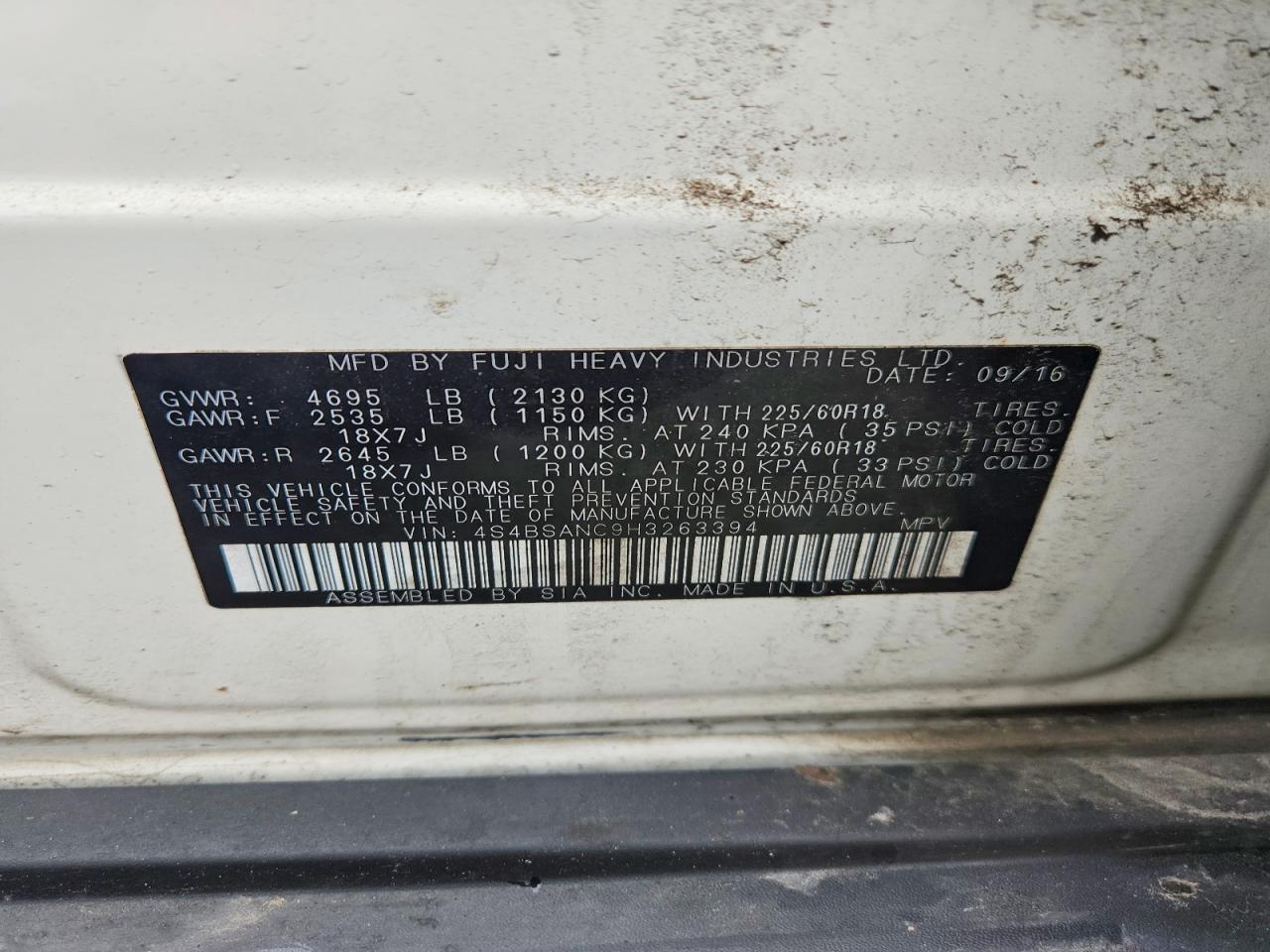 Subaru Outback 2.5i Limited