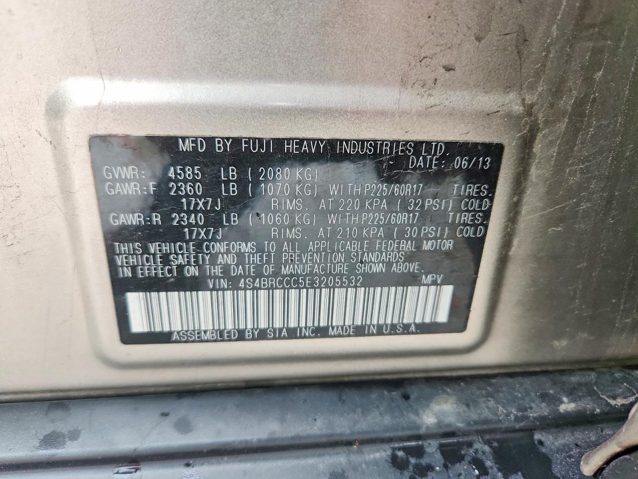 Subaru Outback 2.5i Premium