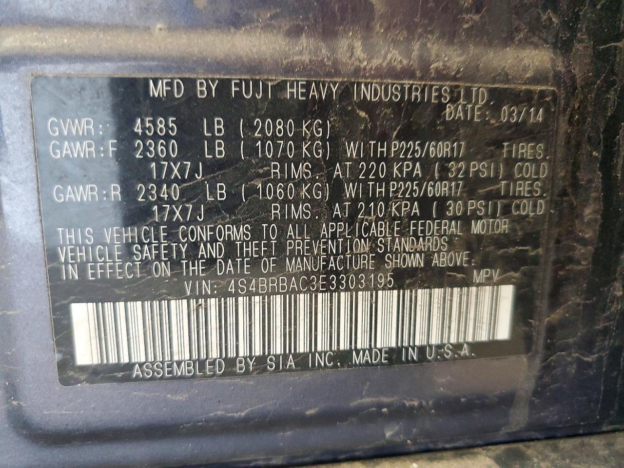 Subaru Outback 2.5i