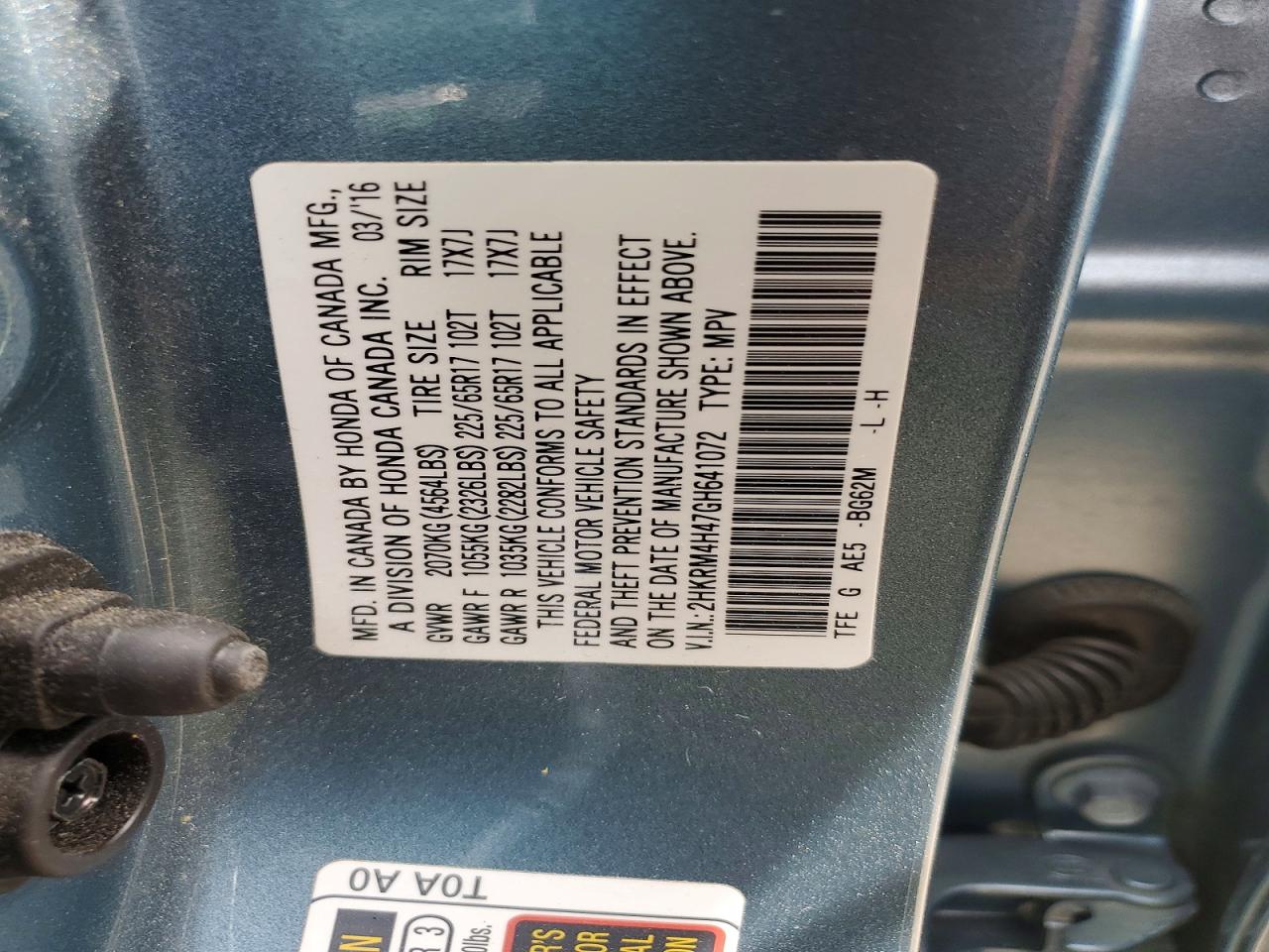 Honda Crv Se