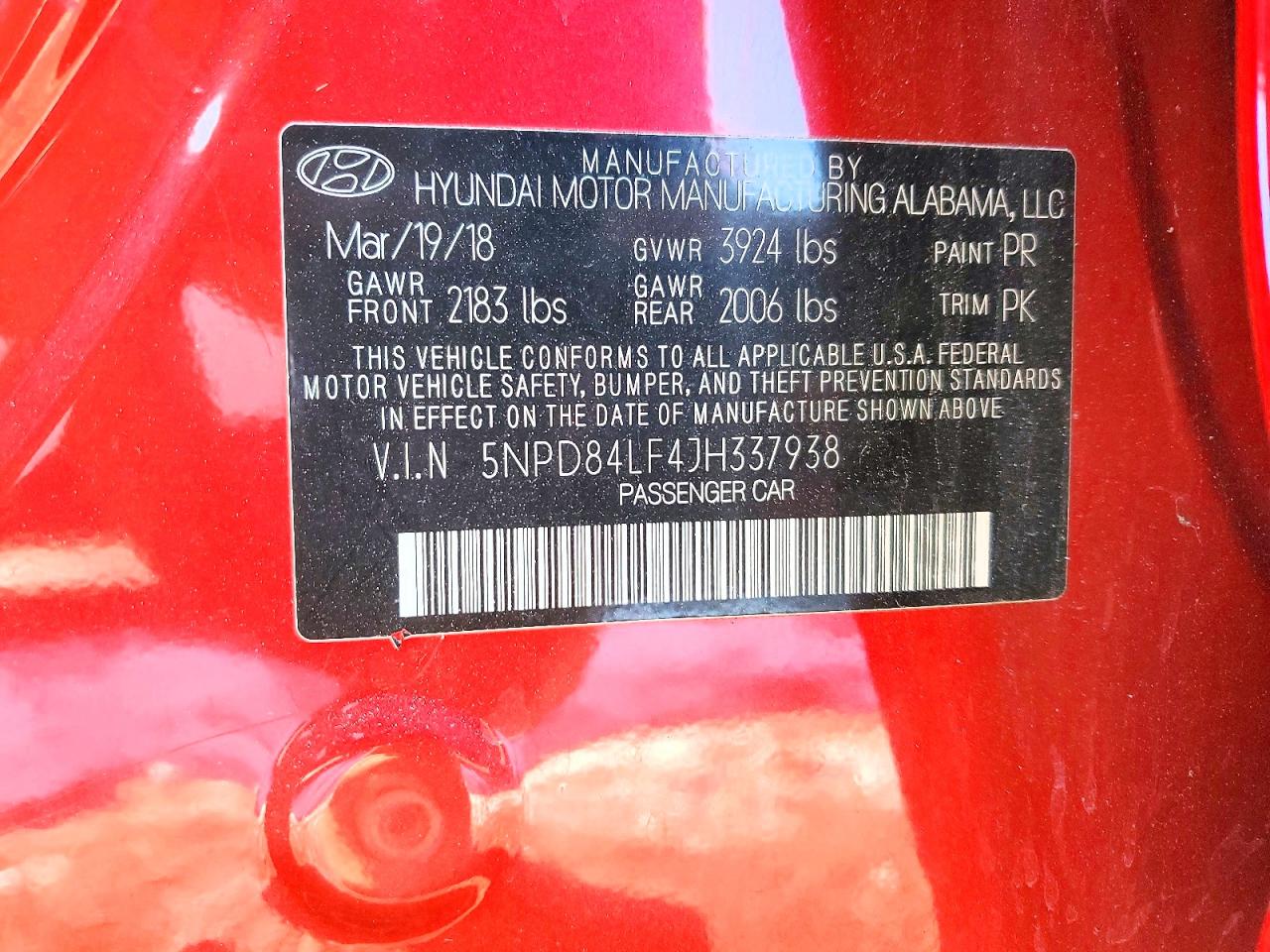Hyundai ELANTRA Sel