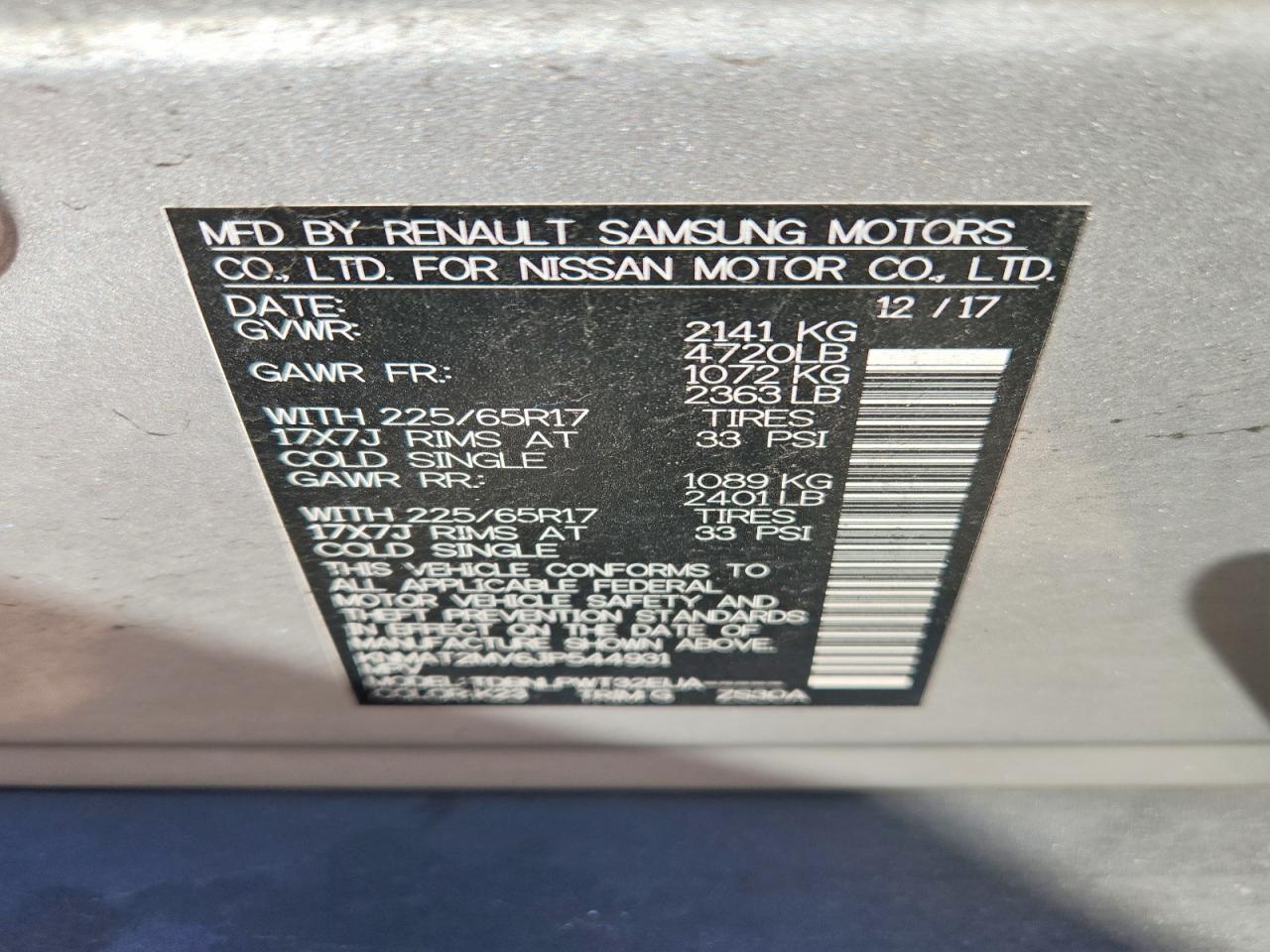 Nissan Rogue S