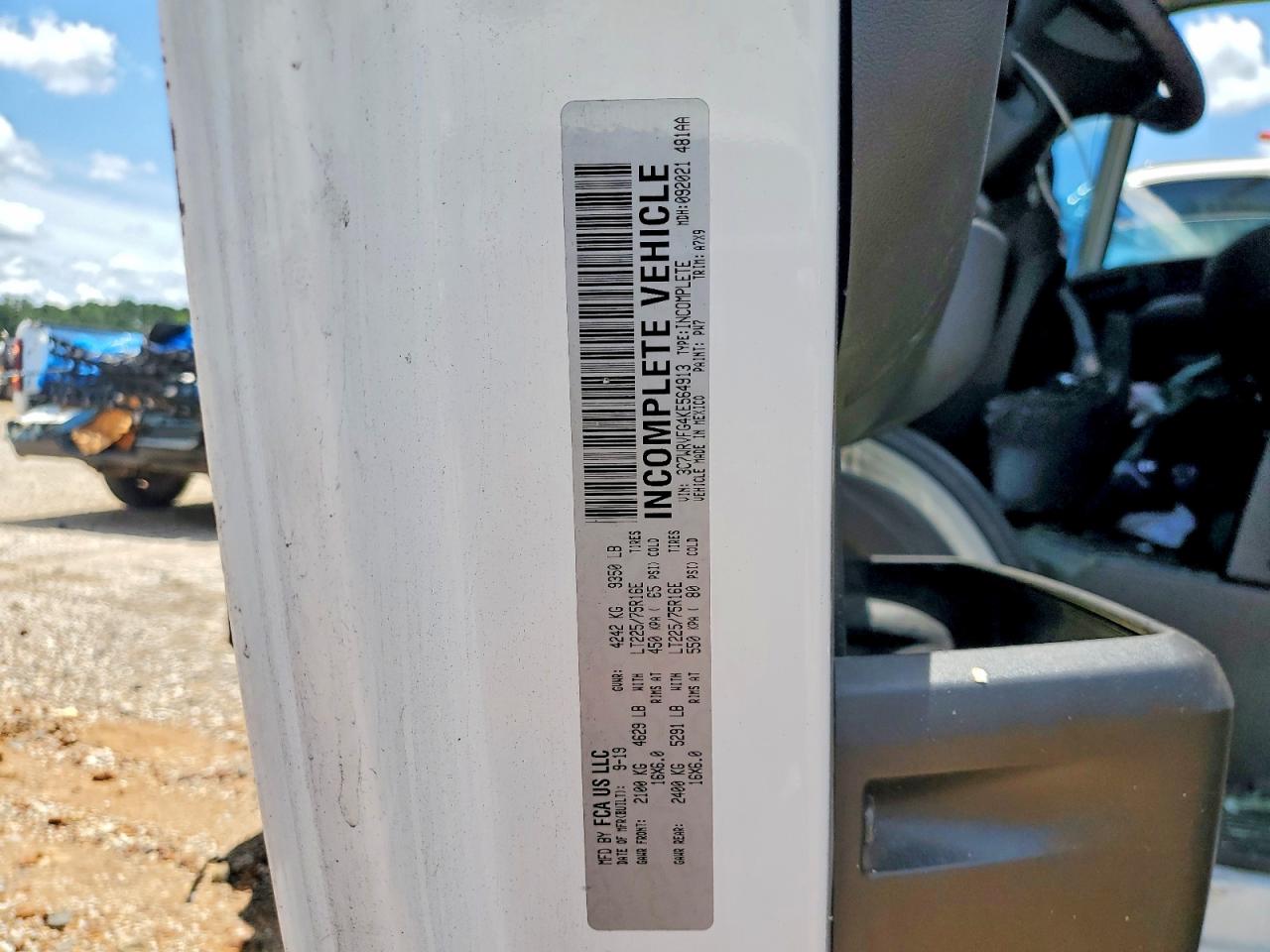 Ram Promaster 3500 Standard
