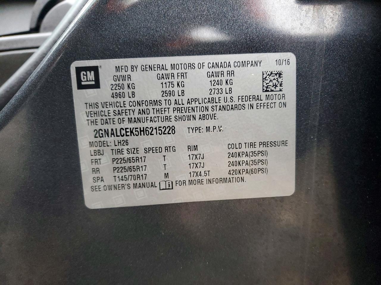 Chevrolet Equinox Lt