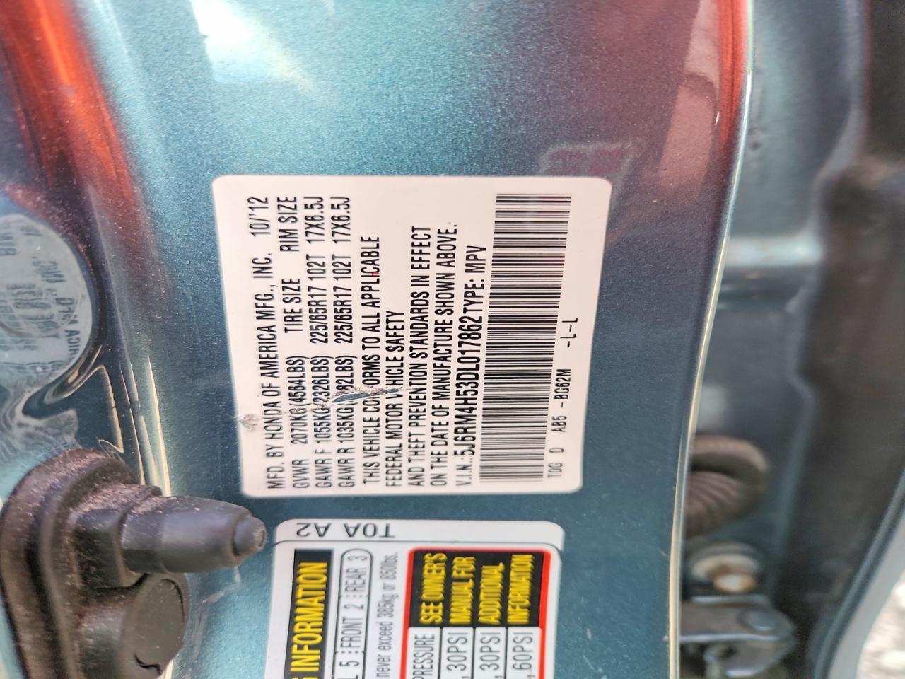 Honda Crv Ex