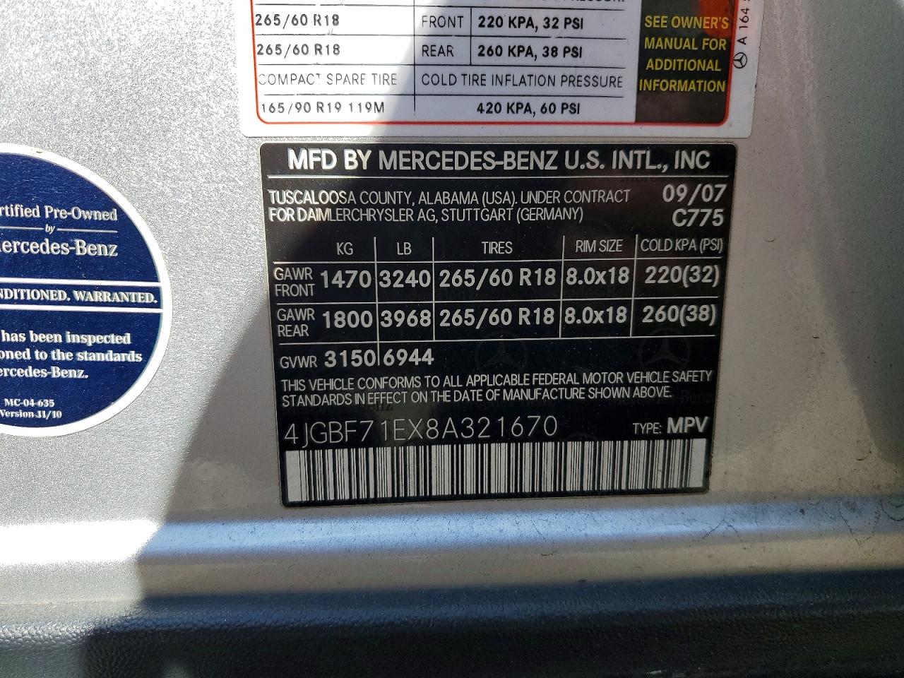 Mercedes-Benz G-Class 450 4matic