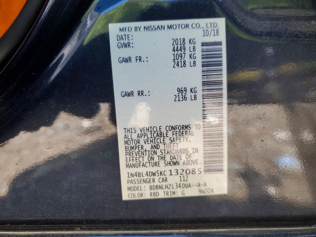 Nissan Altima Sv