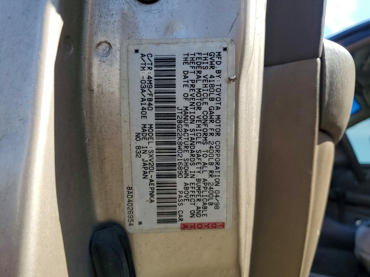Toyota Camry Le